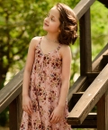 Carnation Pink Palazzo Jumpsuit Kids