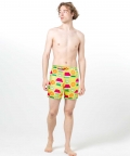 Citrus Attack, Sideway Stripes Reversible Flipout Shorts