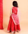 Red Bandhani Lehnga