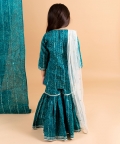 Blue Bandhni Shirt And Sharara