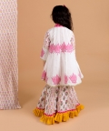 Lotus Print Top With Sharara