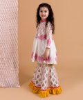 Lotus Print Top With Sharara