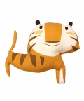The Happy Tigress Shaped Cushion 