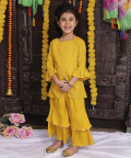 Smart Frilly Twp Pc Dress For Princess 