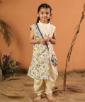 Girl Floral 3 Pc Set-Beige