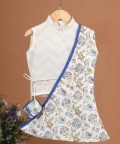 Girl Floral 3 Pc Set-Beige
