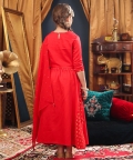 Girl 3Pc Lehenga Set-Red