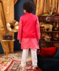Boy 3Pc Bundi Set-Rani Pink