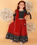 Lil Drama Girls Ghaghra Choli with dupatta set