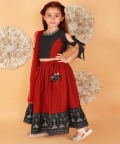 Lil Drama Girls Ghaghra Choli with dupatta set