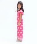 Trunk Tales Girls Pink Flutter Sleeve Jumper