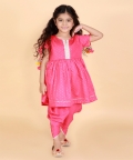Lil Drama Girls Kurta with dhoti set