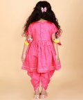 Lil Drama Girls Kurta with dhoti set