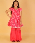 Lil Drama Girls Kurta with Sharara set