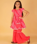 Lil Drama Girls Kurta with Sharara set