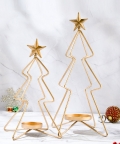 Set Of 2 Candle Stands With Free Scented Pillar Candles