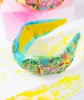 Jewelled Lamps Embroidered Hairband