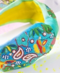Jewelled Lamps Embroidered Hairband