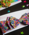 Set Of 2 Printed Bow Stretch Headband 