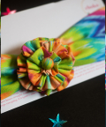 Set Of 2 Printed Bow Stretch Headband 