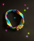 Set Of 2 Printed Bow Stretch Headband 