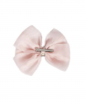 Peach Statement Bow Hairclips 