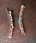 Pair of 2 Embellished Hairclips