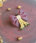 Christmas Bow Hair Tie Band 