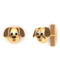 Cciki Dreamy Dog Sterling Silver Cufflinks
