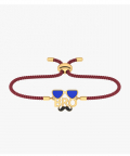 CCIKI Macho Enamel Bro 92.5 Silver Rakhi Bracelet