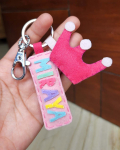 Character With Name Keychain-Crown