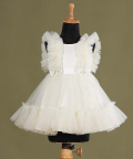 Off-White Bow Dress