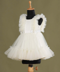 Off-White Bow Dress