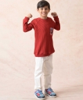 Apple Color Full Sleeves T-Shirt