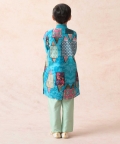 Pure Silk Chanderi Front Zipper Bomber Style Kurta
