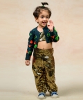 Tube Top With Pants And Jacket