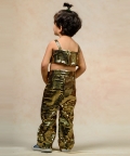 Tube Top With Pants And Jacket