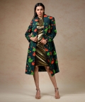 Trench Coat With Bodycon Dress