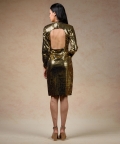 Trench Coat With Bodycon Dress