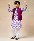 Pure Silk Bandi Kurta Set