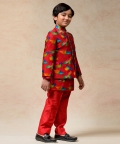 Indo Western Sherwani With Kurta Pyjama