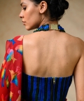 Hand Embroidered Blouse With Saree