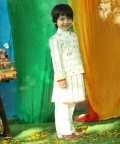 Colorful Embroidered Bandi Set For Boys