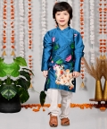 Cow Motif Kurta Set