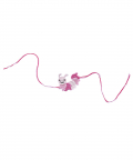 This And That By Vedika Hand Crocheted Cute Hungry Caterpillar Rakhi For Kids-Pink