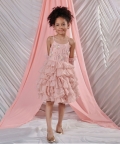 Mirabella - Hand Embroidered Multi-Layered Dress