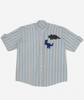Classique Shirt Blue And Grey Stripes