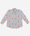 Classique Shirt Red Polka Dinosaurs