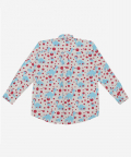 Classique Shirt Red Polka Dinosaurs