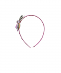 Multicoloured AB Glitter Bow With Rhinestone Alice Band